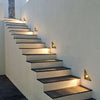 Triangle In Wall Step Lights 110 220V Led Outdoor Wall Mounted Stairs Lights For Courtyard Garden