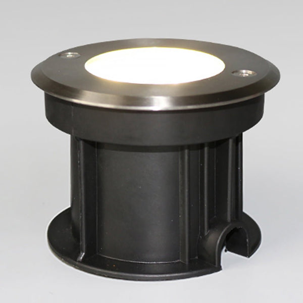 Poolside Deck Waterproof Led Chrome Recessed Well Step Lights Garden Lawn Inset Lighting
