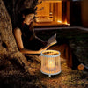 Outdoor Waterproof Garden Light Rechargeable Portable Cage Landscape Lighting With Us Plug