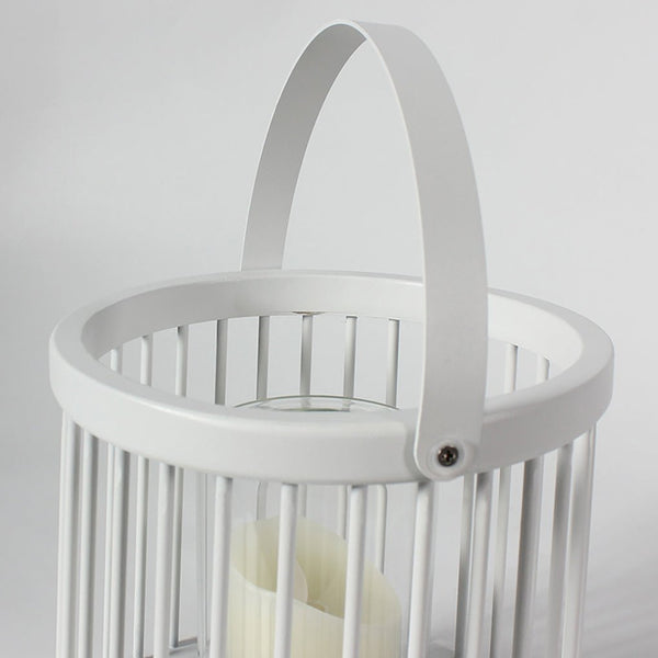Outdoor Waterproof Garden Light Rechargeable Portable Cage Landscape Lighting With Us Plug