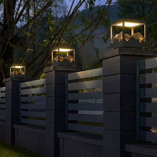 Outdoor Waterproof Led Courtyard Atmosphere Lamp Three Dimensional Landscape Design Courtyard Lamp