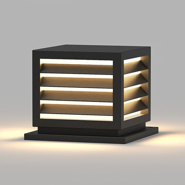 Outdoor Waterproof Led Post Lights Solar Landscape Decorative Lighting For Villa Fence