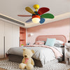 Personality Creative Mini Childrens Room Double Control Ceiling Fan Lamp