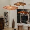 petal fabric pendant light gold metal for dining room bedroom