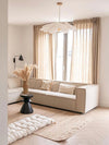 petal fabric pendant light gold metal for dining room bedroom