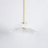 petal fabric pendant light gold metal for dining room bedroom
