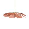petal fabric pendant light gold metal for dining room bedroom