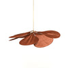 petal fabric pendant light gold metal for dining room bedroom