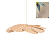 petal fabric pendant light gold metal for dining room bedroom