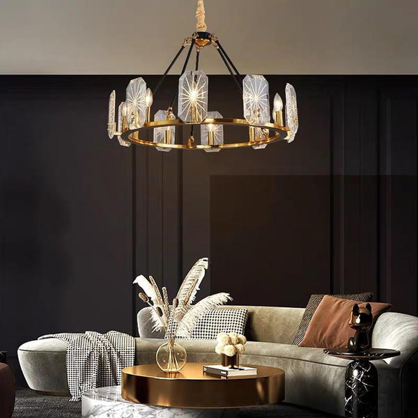 Wagon Wheel Chandeliers 8 Or 10 Lights Gold Finish