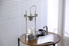 polished stainless steel aroma table lamp