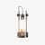 polished stainless steel aroma table lamp