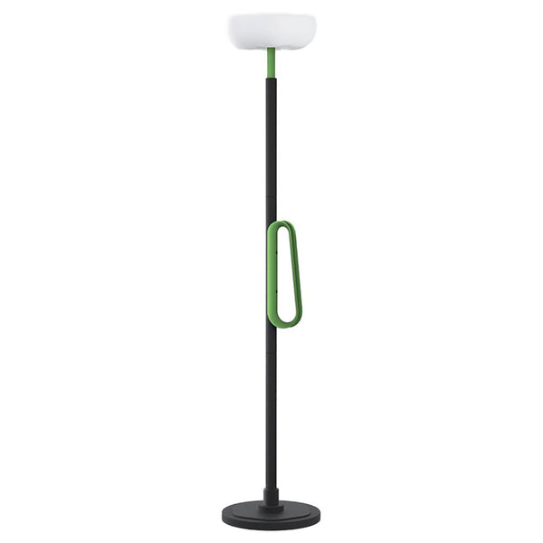 76 Inch Movable Solar Powered Outdoor Torchiere Floor Lamp