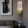 Postmodern Minimalist Aisle Staircase Bedside Led Crystal Wall Sconces