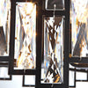 Postmodern Minimalist Living Room Crystal Chandelier With Three Color Led