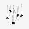 Modern Aluminum Pendant Light with Adjustable Aim, Integrated LED for Kitchen Island and Dining Room