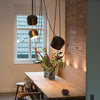 Modern Aluminum Pendant Light with Adjustable Aim, Integrated LED for Kitchen Island and Dining Room