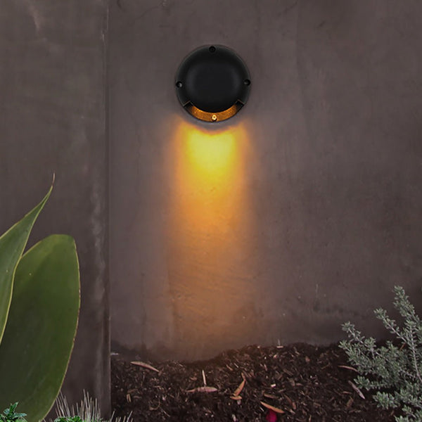 Modern Round Led Surface Flush Mounted Step Light Landscape Waterproof Decking Lights