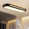 19 In W 1 Light Long Oval Led Flush Mount Minimalist Rectangular Ceiling Light