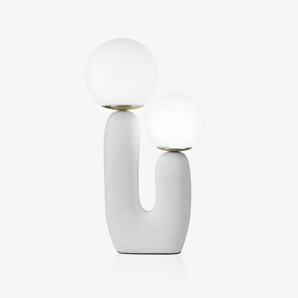 resin glass table lamp bedside living rm