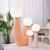 resin glass table lamp bedside living rm