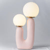resin glass table lamp bedside living rm