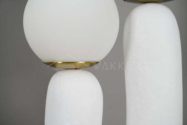 resin glass table lamp bedside living rm