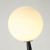 roman column table lamp black resin white glass for bedroom living room
