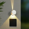 Round Up And Down Lights Waterproof Led Wall Lights For Indoor Outdoor Balcony