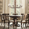 rustic rust iron hemp rope candle chandelier