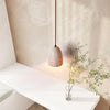 scandinavian beige travertine bell pendant lamp