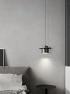 scandinavian brass walnut dome pendant light