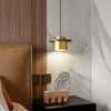 scandinavian brass walnut dome pendant light