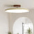 scandinavian cream iron led flush mount ceiling light