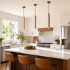 scandinavian natural travertine mini cylinder pendant light