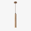 scandinavian natural travertine mini cylinder pendant light