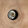 scandinavian natural wood dome pendant light