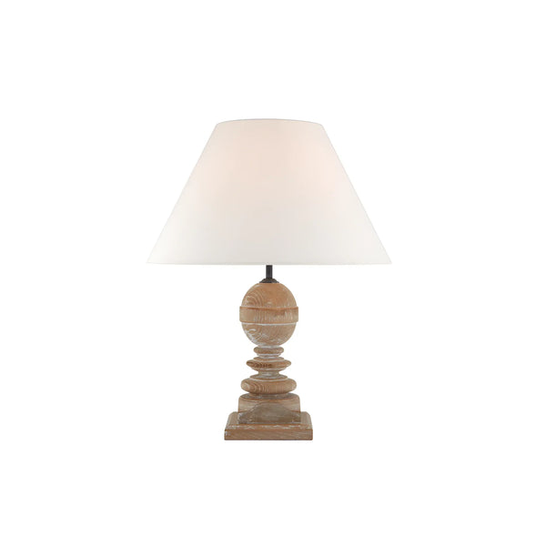 scandinavian natural wood white fabric table lamp