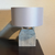 scandinavian old wood fabric table lamp