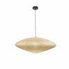 scandinavian white washi paper oval pendant light