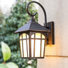 Simple Retro Waterproof Outdoor Courtyard Landscape Lighting Wall Sconces