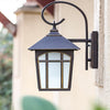 Simple Retro Waterproof Outdoor Courtyard Landscape Lighting Wall Sconces