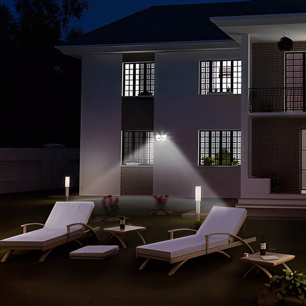 Solar Motion Sensor Led Garden Lights Waterproof