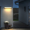 Contemporary Stainless Steel Linear Led Strip Outdoor Wall Light Modern Weatherproof For Garden Villa