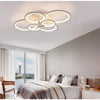 Elegant Semi Flush Mount Ceiling Lights With Unique Overlapping Rings