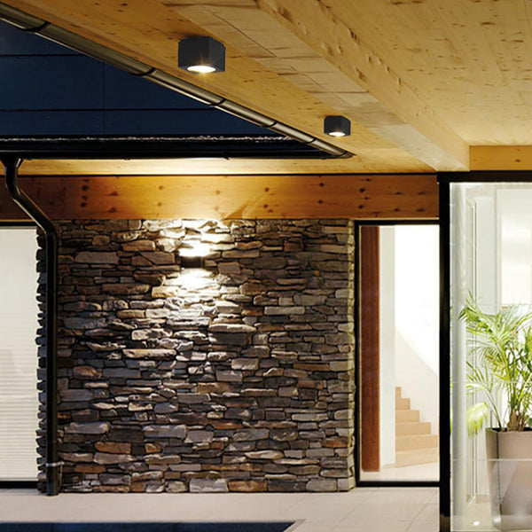 Square Led Waterproof Ceiling Light Downlight For Balcony Entrance Hallway Bedroom