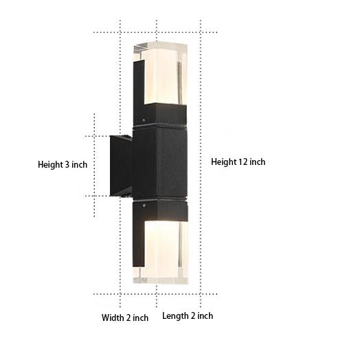 Outdoor Wall Up Downlight Waterproof Garage Exterior Wall Lights