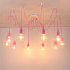 Cluster Spider Pendant Lighting 10 Heads Diy Adjustable Ceiling Lights