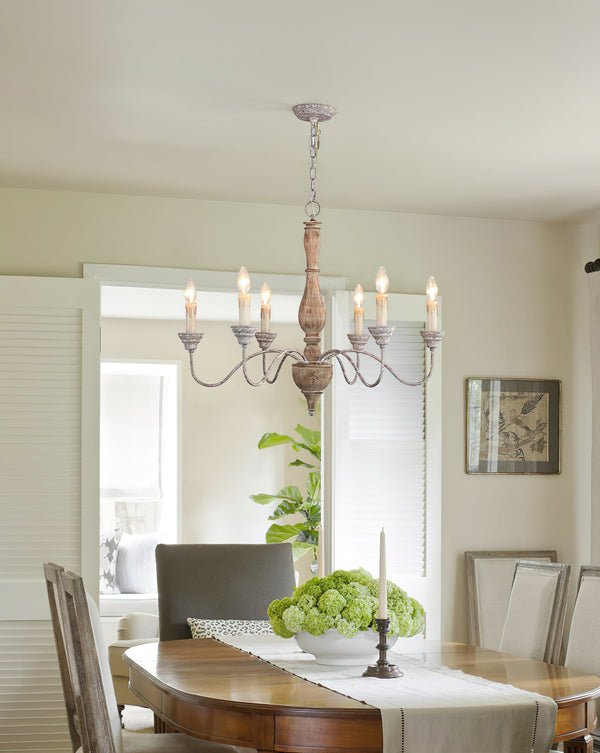 traditional antique white hand carved wood candle chandelier