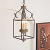 traditional brown iron wood birdcage chandelier